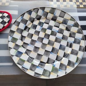 MacKenzie-Childs Courtly Check serving Platter